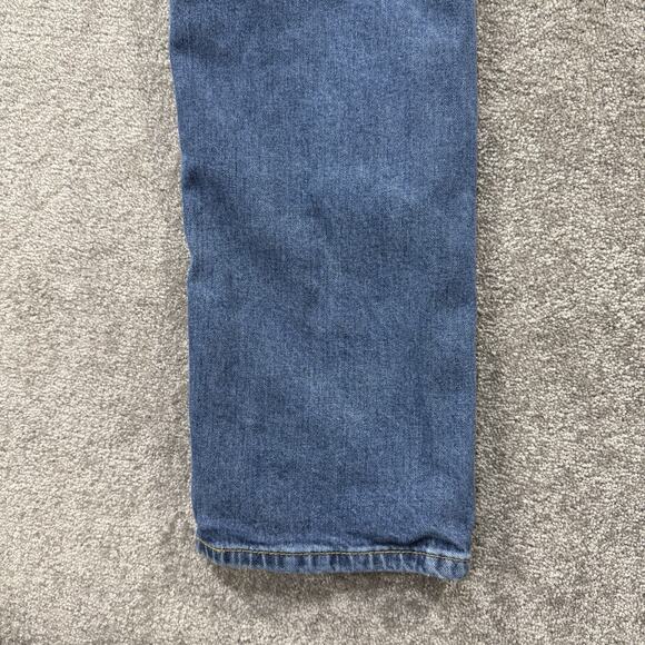Levis 505 Mens Jeans 34x30 Fits‎ 32x30 Blue Denim Reg Fit Straight Leg Classic - Picture 10 of 10